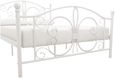 Boone White Metal Bed - Sizes Available - 3246198UK
