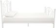 Boone White Metal Bed - Sizes Available - 3246198UK