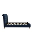 Brompton Bed - Midnight Blue Fabric - Sizes Available