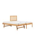 Buxton Trundle Bed - Honey Wood