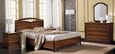 Nostalgia Bed - 6ft Queen Size - Curvo Fregio - Walnut