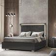 Carvelle Night Grey Fabric Headboard Bed Sizes Available