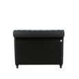 Castello Sleigh Bed - Charcoal Fabric - 5ft King Size
