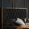 Chelsea Bed - Black Fabric - Sizes Available