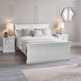 Clermont Panel Bed - White - Sizes Available