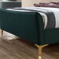 Clover Bed - Green Velvet Fabric - Sizes Available