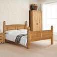 Corona High Foot End Bed - Pine - Sizes Available