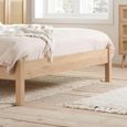 Croxley Bed - Oak and Rattan - Sizes Available