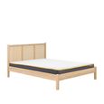 Croxley Bed - Oak and Rattan - Sizes Available