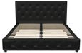 Darke Black Fabric Bed - Sizes Available - 4026009UK