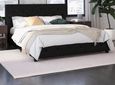 Darke Black Fabric Bed - Sizes Available - 4026009UK