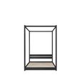 Darwin Four Poster Bed - Black - Sizes Available