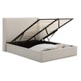 Denver Beige Fabric Multi-Lift Ottoman Storage Bed - Sizes Available