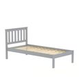 Denver Slatted Bed - Grey - Sizes Available