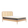 Elina Bed - Oak Rattan - Sizes Available