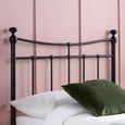 Emily Bed Frame - Black Metal - Sizes Available
