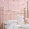Emily Bed Frame - Cream Metal - Sizes Available