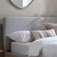 Ezra Bed - Grey Fabric - Sizes Available