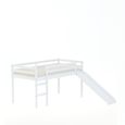 Frankie Kids Midsleeper Bed - White