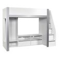 Gaia Highsleeper TV Bunk Bed - White