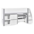 Gaia Midsleeper Bed - White