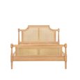 Gevena Bed - Oak Rattan - 5ft King Size