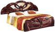 Giada Mahogany Italian 6ft Queen Size Bed