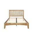 Hampstead Slatted Bed - Rustic Oak  - Sizes Available