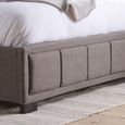 Hannover Bed - Grey Fabric - Sizes Available