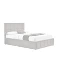 Hannover Ottoman Storage Bed - Grey Fabric - Sizes Available