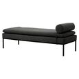 Harley Day Bed - Dark Grey Linen Fabric