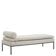 Harley Day Bed - Grey Linen Fabric