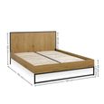 Harlow Bed - Light Oak Effect - Sizes Available
