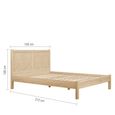 Herringford Bed - Oak - Sizes Available