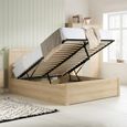 Herringford Ottoman Storage Bed - Oak - Sizes Available