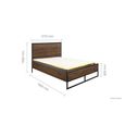 Houston Bed - Walnut - Sizes Available