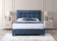 Gainford Ottoman Storage Bed - Bolero Blue Steel Fabric - Sizes Available