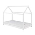 Kids House Bed - White