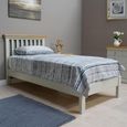 Cotswold Bed - Slatted - Oak and Painted - Sizes Available
