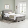 Lancaster Bed - Grey Fabric - Sizes Available
