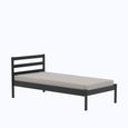 Luka Bed - Black Wood - Sizes Available