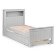 Maine Bookcase Bed - Grey