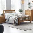 Mallory Slatted Bed - Oak - Sizes Available