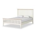Marlow Slatted Bed - White - 4ft 6in Double