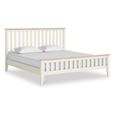 Marlow Slatted Bed - White - 6ft Queen Size