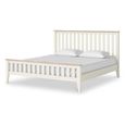 Marlow Slatted Bed - White - 6ft Queen Size