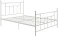 Melton White Metal Bed - Sizes Available - 3236198UK