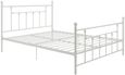 Melton White Metal Bed - Sizes Available - 3236198UK