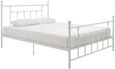 Melton White Metal Bed - Sizes Available - 3236198UK