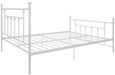 Melton White Metal Bed - Sizes Available - 3236198UK
